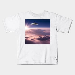 Silver Saucer Kids T-Shirt